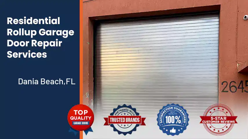 Residential Rollup Garage Door Repair Services Dania Beach,FL 