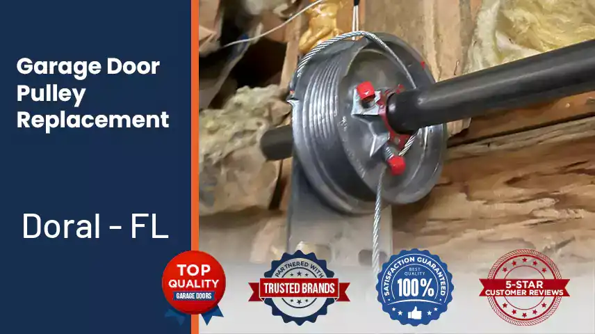 Garage Door Pulley Replacement Doral - FL 
