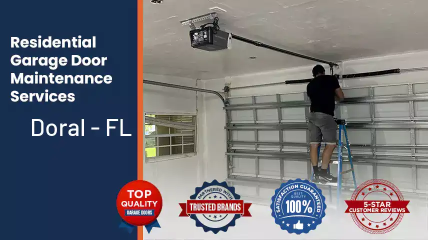 Residential Garage Door Maintenance Services Doral - FL 