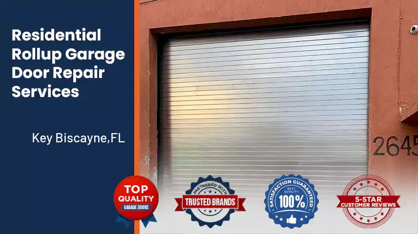 Residential Rollup Garage Door Repair Services Key Biscayne,FL 