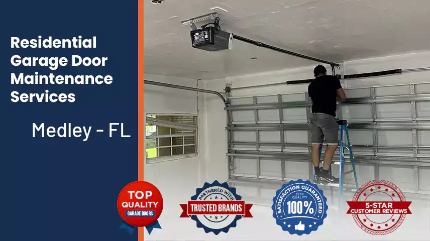Residential Garage Door Maintenance Services Medley - FL 