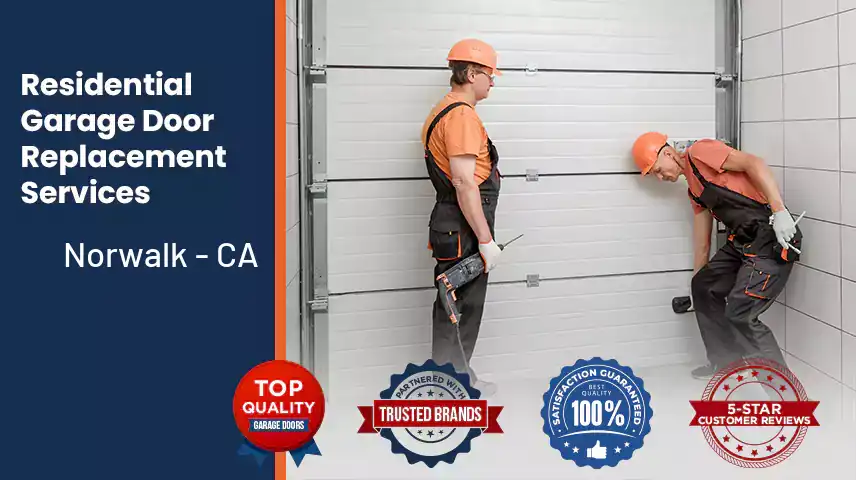 Residential Garage Door Replacement Services Norwalk - CA 