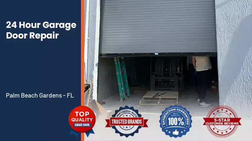 24 Hour Garage Door Repair Palm Beach Gardens - FL 