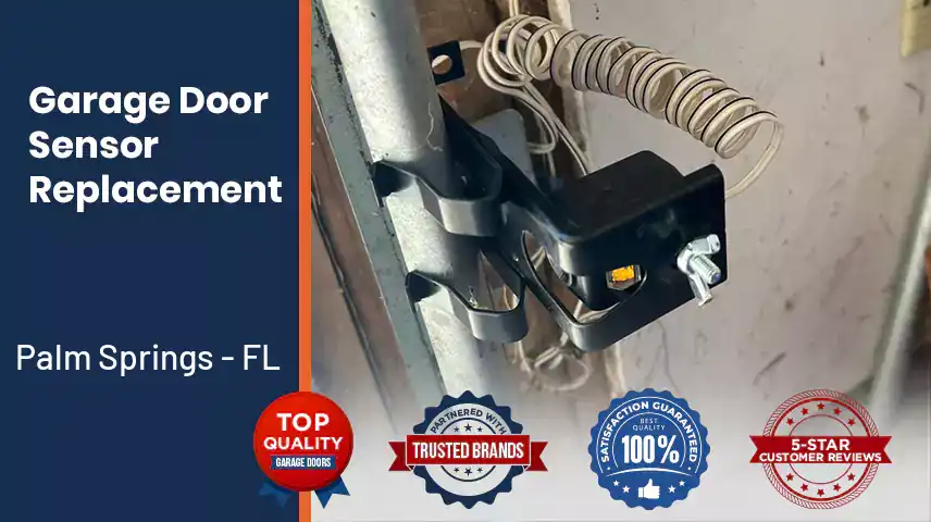 Garage Door Sensor Replacement Palm Springs - FL 