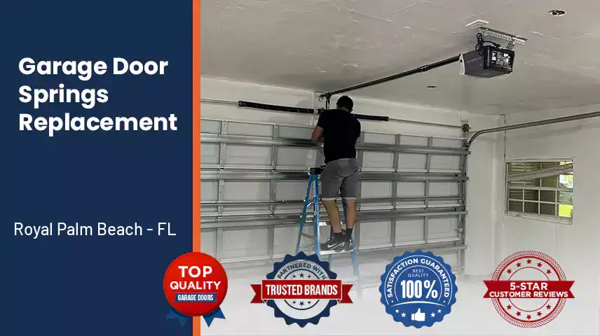 Broken Garage Door Springs Replacement Royal Palm Beach - FL 